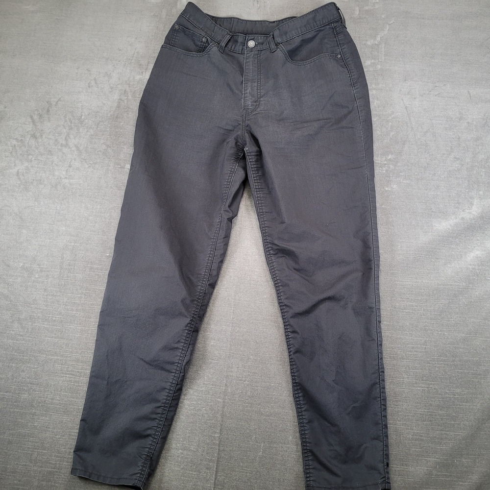 Levis Womens 711 Slim Fit Jeans Dark Gray Charcoal Pants Actual Size 30x29